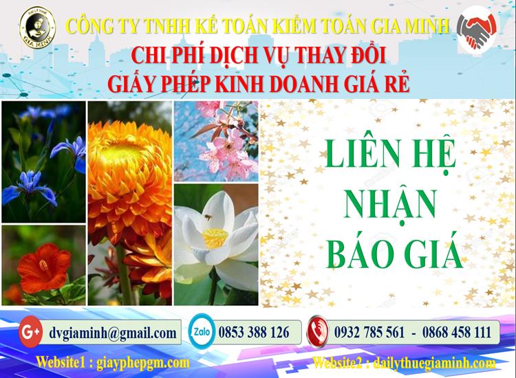 Chi phí đăng ký giấy phép kinh doanh tại Quận Ô Môn
