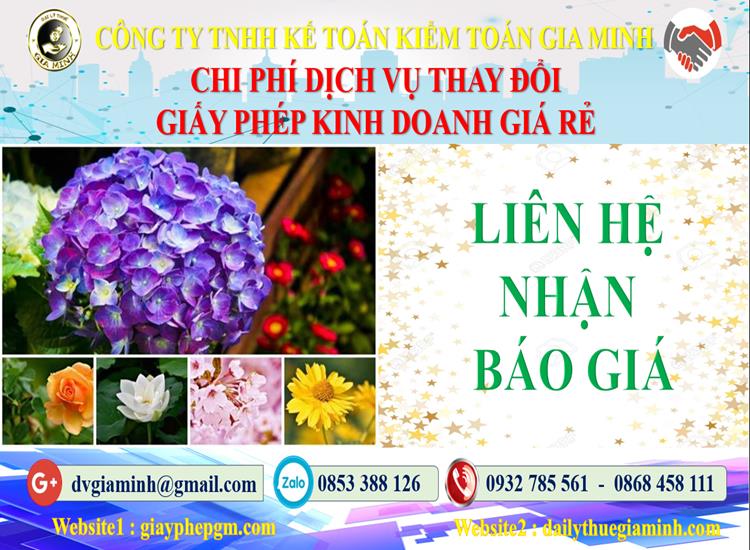 Chi phí đăng ký giấy phép kinh doanh tại TP Hà Nội