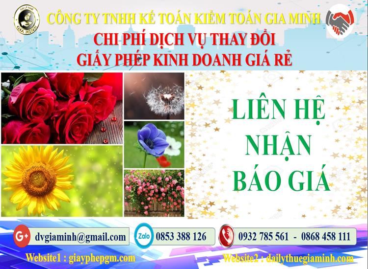 Chi phí đăng ký giấy phép kinh doanh tại TP Hải Phòng