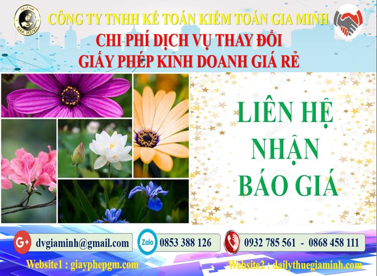 Chi phí đăng ký giấy phép kinh doanh tại TP Hồ Chí Minh