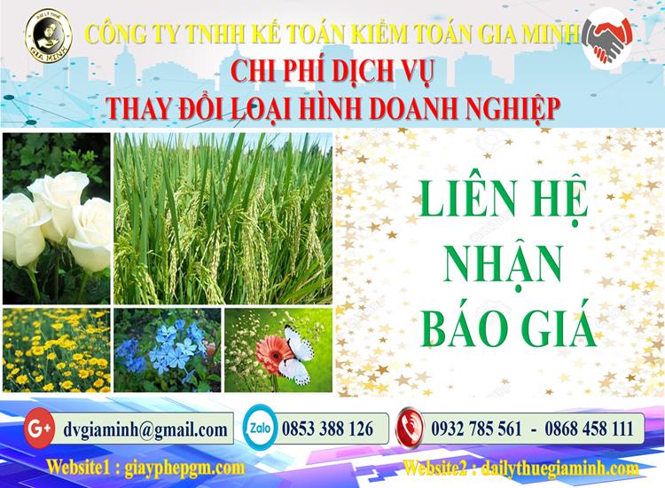 Dịch vụ thay đổi loại hình doanh nghiệp tại Quận 2 5 Chi phí thay đổi loại hình doanh nghiệp tại Quận 2