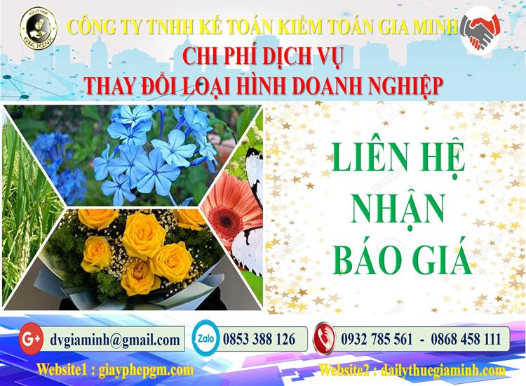 Chi phí thay đổi loại hình doanh nghiệp tại Quận 7