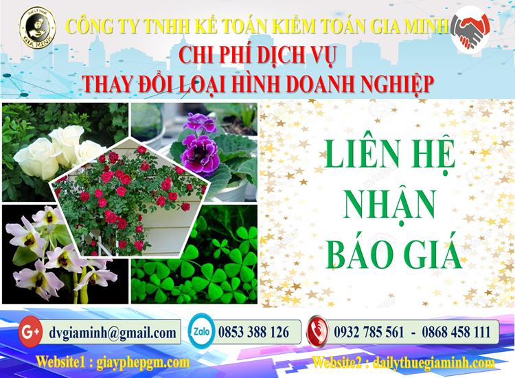 Dịch vụ thay đổi loại hình doanh nghiệp tại Quận Thủ Đức 5 Chi phí thay đổi loại hình doanh nghiệp tại Quận Thủ Đức
