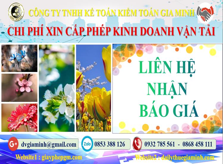 Dịch vụ xin giấy phép kinh doanh vận tải tại Bình Dương