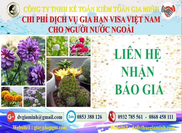 Dịch vụ gia hạn visa việt nam cho người nước ngoài tại Bình Phước 5 Bảng giá gia hạn visa Việt Nam tại Bình Phước