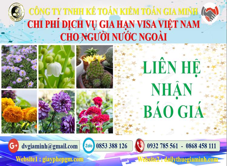 Bảng giá gia hạn visa Việt Nam tại Cần Thơ