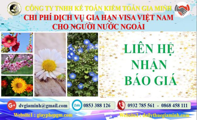 Dịch vụ gia hạn visa việt nam cho người nước ngoài tại Đắk Lắk 5 Bảng giá gia hạn visa Việt Nam tại Đắk Lắk