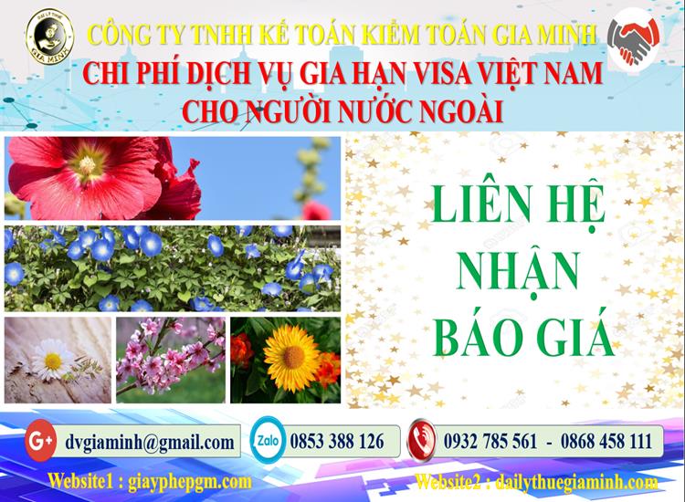 Bảng giá gia hạn visa Việt Nam tại Điện Biên