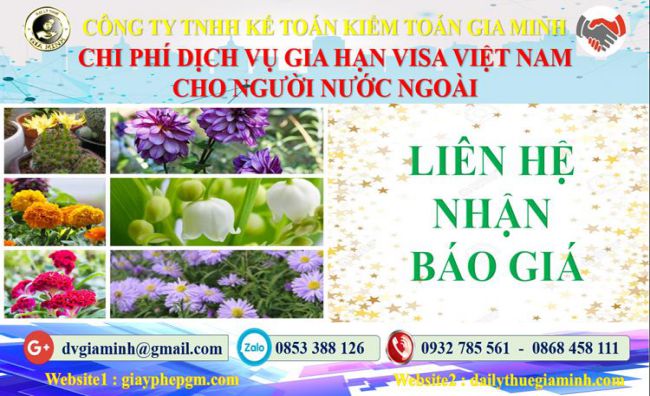 Bảng giá gia hạn visa Việt Nam tại Huyện Củ Chi