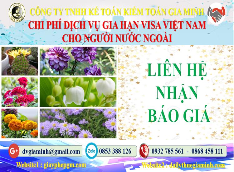 Dịch vụ gia hạn visa việt nam cho người nước ngoài tại Huyện Hóc Môn 5 Bảng giá gia hạn visa Việt Nam tại Huyện Hóc Môn