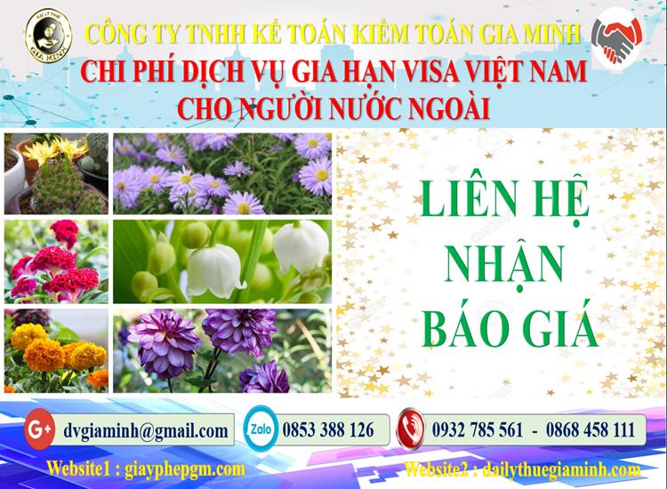 Bảng giá gia hạn visa Việt Nam tại Huyện Nhà Bè