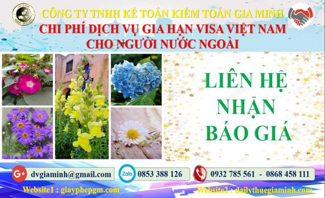 Dịch vụ gia hạn visa việt nam cho người nước ngoài tại Lai Châu 5 Bảng giá gia hạn visa Việt Nam tại Lai Châu
