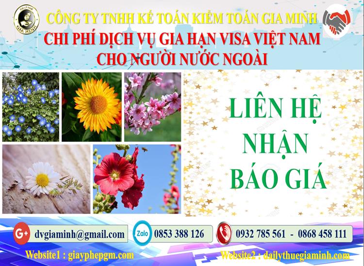 Bảng giá gia hạn visa Việt Nam tại Phú Thọ