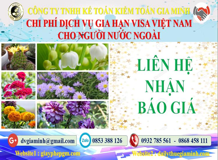 Bảng giá gia hạn visa Việt Nam tại Quận 1