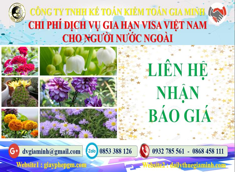 Dịch vụ gia hạn visa việt nam cho người nước ngoài tại Quận 3 5 Bảng giá gia hạn visa Việt Nam tại Quận 3