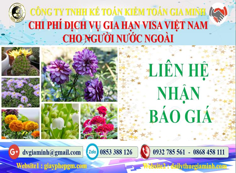 Dịch vụ gia hạn visa việt nam cho người nước ngoài tại Quận 7 5 Bảng giá gia hạn visa Việt Nam tại Quận 7