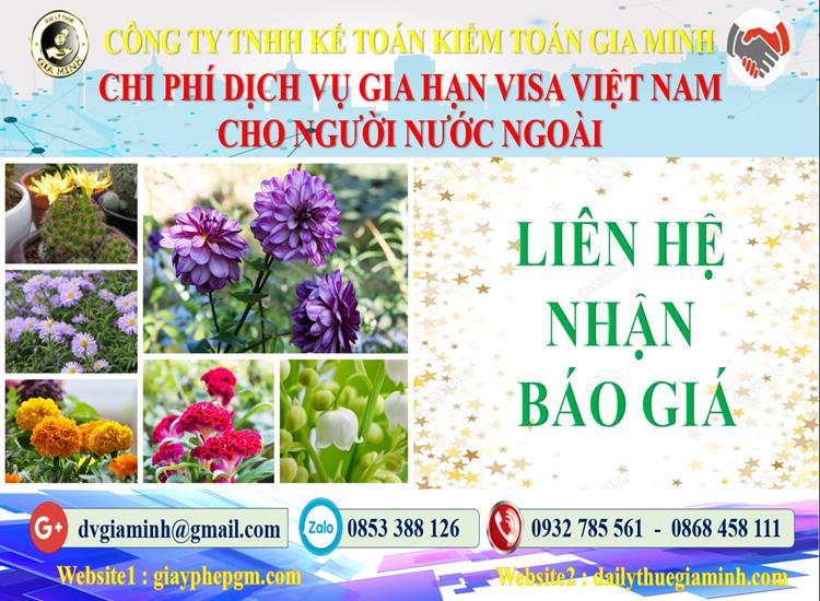 Dịch vụ gia hạn visa việt nam cho người nước ngoài tại Quận 8 5 Bảng giá gia hạn visa Việt Nam tại Quận 8