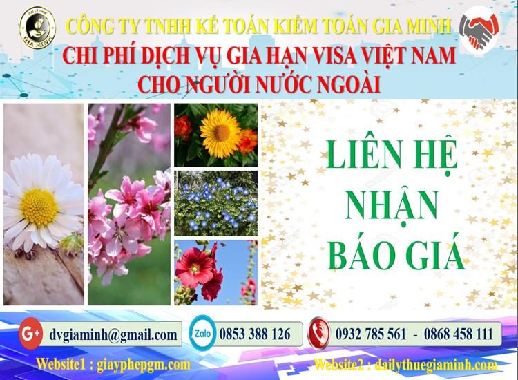 Bảng giá gia hạn visa Việt Nam tại Quận Cái Răng 
