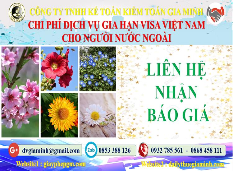 Dịch vụ gia hạn visa việt nam cho người nước ngoài tại Sơn La 5 Bảng giá gia hạn visa Việt Nam tại Sơn La