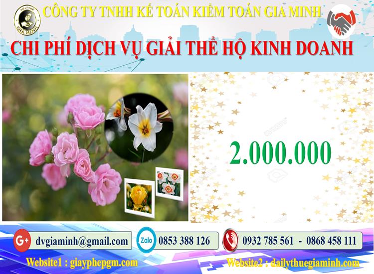 Giải thể hộ kinh doanh Hà Nội đúng thủ tục – Tránh bị xử phạt và nợ thuế 5 Bảng giá giải thể hộ kinh doanh cá thể tại Hà Nội