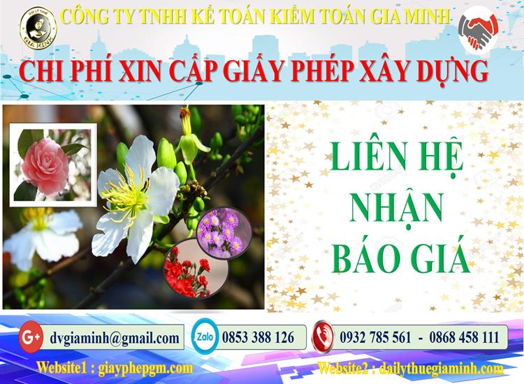 Hồ sơ xin giấy phép xây dựng tại Cần Thơ 5 Bảng giá xin giấy phép xây dựng tại Cần Thơ