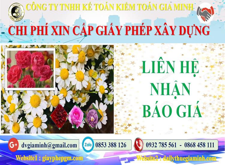 Hồ sơ xin giấy phép xây dựng tại Huyện Phong Điền 5 Bảng giá xin giấy phép xây dựng tại Huyện Phong Điền