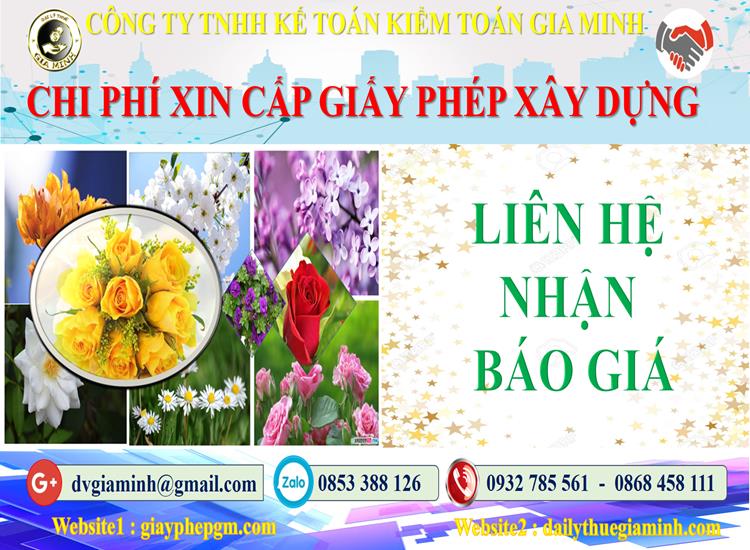 Hồ sơ xin giấy phép xây dựng tại Quận Tân Phú 5 Bảng giá xin giấy phép xây dựng tại Quận Tân Phú