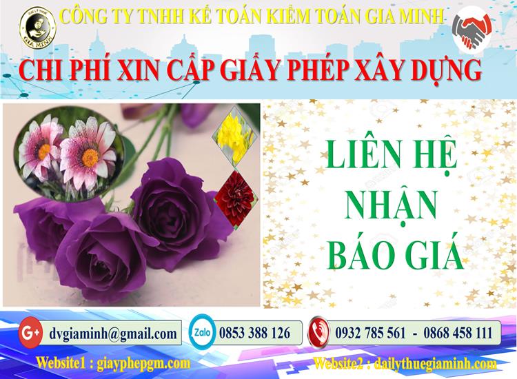 Hồ sơ xin giấy phép xây dựng tại Quận Tây Hồ 5 Bảng giá xin giấy phép xây dựng tại Quận Tây Hồ