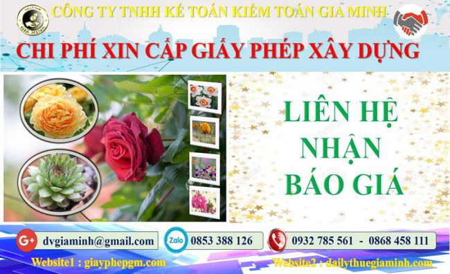 Hồ sơ xin giấy phép xây dựng tại Thành Phố Cần Thơ 5 Bảng giá xin giấy phép xây dựng tại Thành Phố Cần Thơ