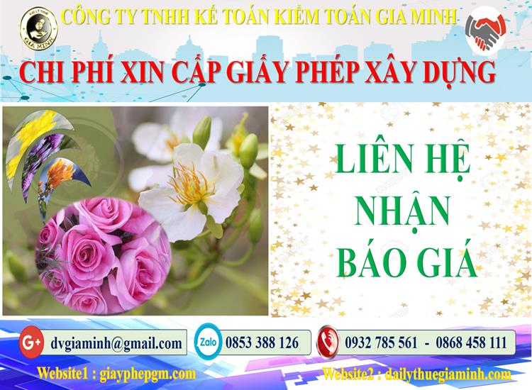 Hồ sơ xin giấy phép xây dựng tại Thị Xã Sơn Tây 5 Bảng giá xin giấy phép xây dựng tại Thị Xã Sơn Tây