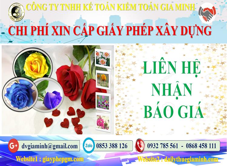 Hồ sơ xin giấy phép xây dựng tại TP Cần Thơ 5 Bảng giá xin giấy phép xây dựng tại TP Cần Thơ
