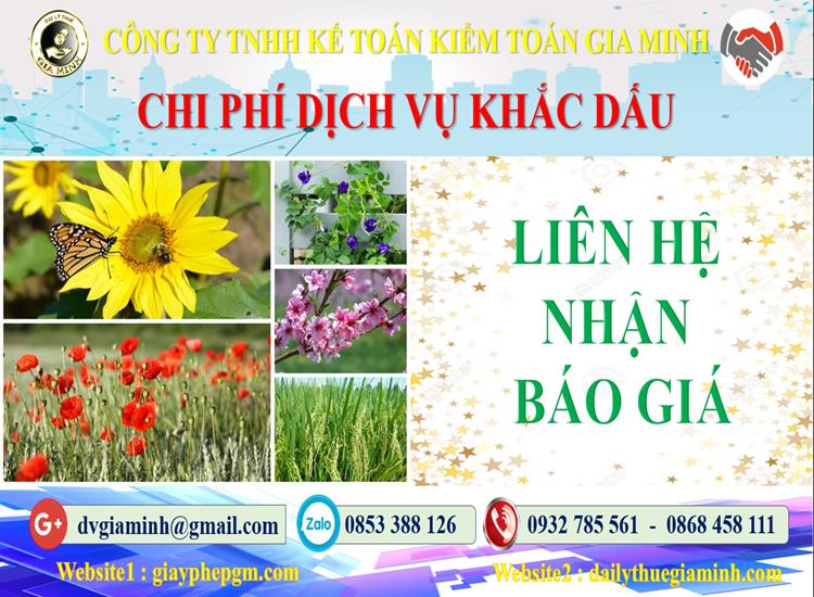 Khắc dấu tại Thái Nguyên 5 Bảng giá khắc dấu Thái Nguyên