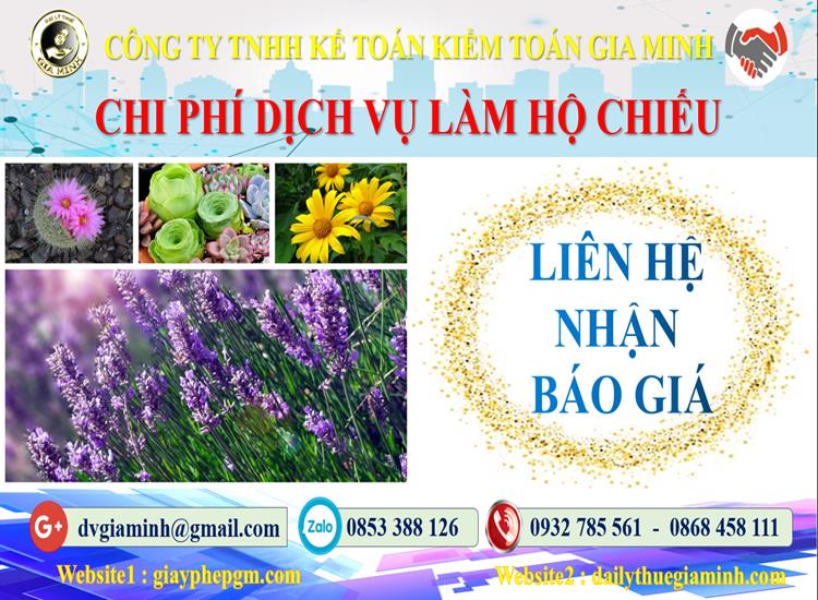 Làm hộ chiếu An Giang 5 Chi phí làm hộ chiếu tại An Giang