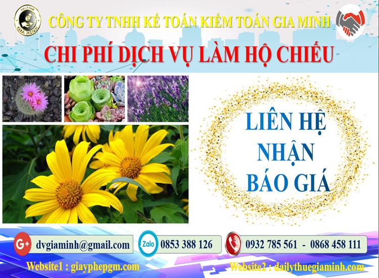 Làm hộ chiếu Bắc Giang 5 Chi phí làm hộ chiếu tại Bắc Giang