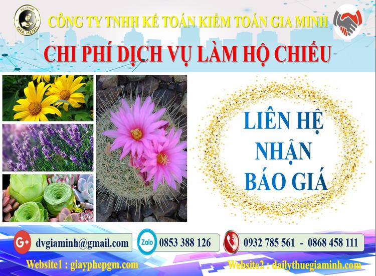 Làm hộ chiếu Bình Định 5 Chi phí làm hộ chiếu tại Bình Định