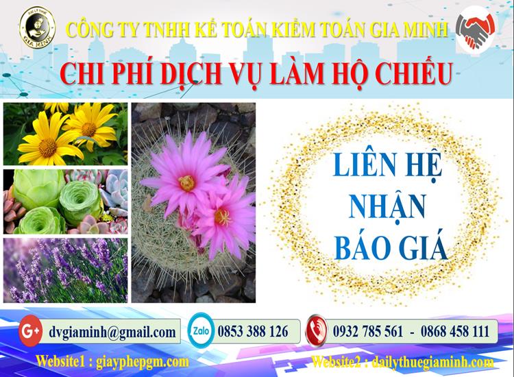 Làm hộ chiếu Bình Dương 5 Chi phí làm hộ chiếu tại Bình Dương