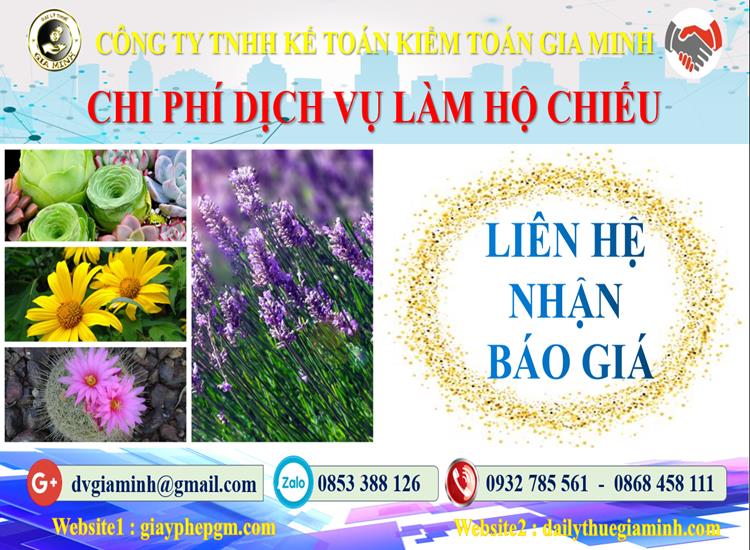 Làm hộ chiếu Bình Thuận 5 Chi phí làm hộ chiếu tại Bình Thuận