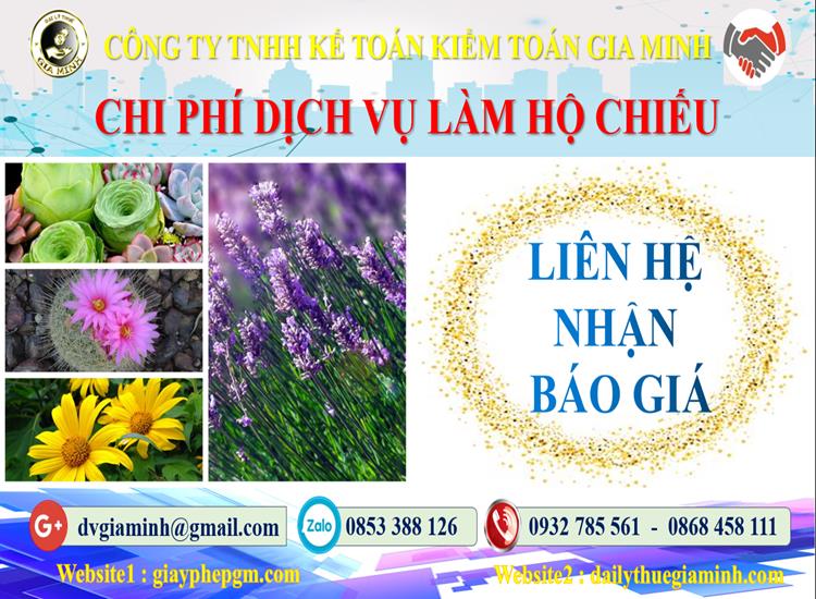 Chi phí làm hộ chiếu tại Cà Mau