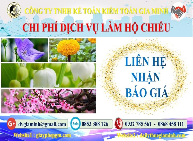 Chi phí làm hộ chiếu tại Cần Thơ