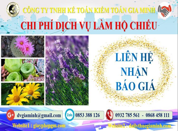 Làm hộ chiếu Cao Bằng 5 Chi phí làm hộ chiếu tại Cao Bằng