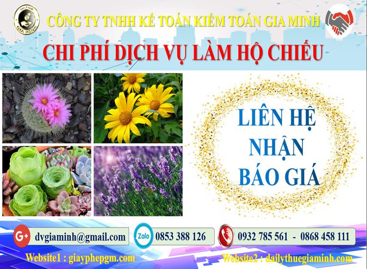 Chi phí làm hộ chiếu tại Hà Nội