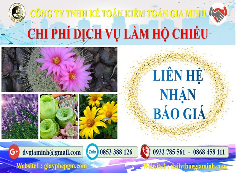Làm hộ chiếu Hà Tĩnh 5 Chi phí làm hộ chiếu tại Hà Tĩnh