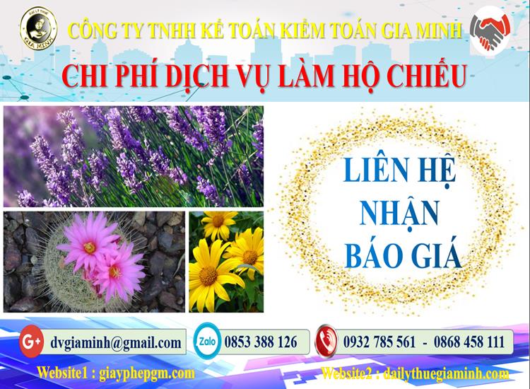 Làm hộ chiếu Quận 2 5 Chi phí làm hộ chiếu tại Quận 2