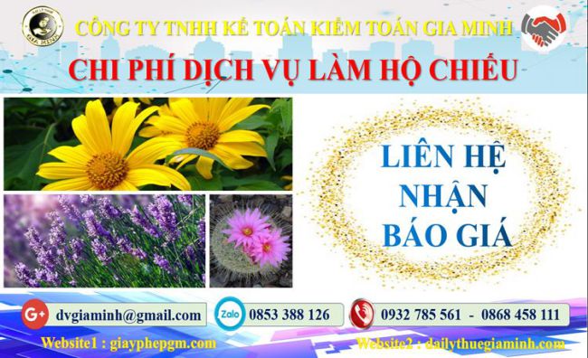 Làm hộ chiếu Quận 4 5 Chi phí làm hộ chiếu tại Quận 4