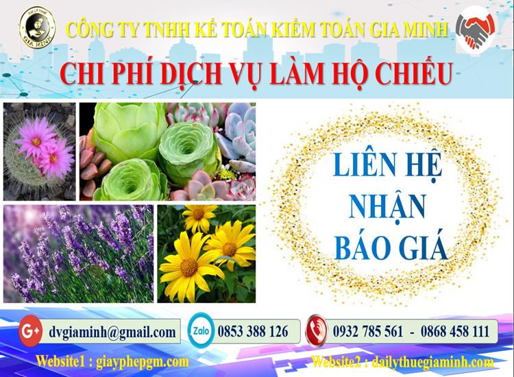 Làm hộ chiếu Quận Đống Đa 5 Chi phí làm hộ chiếu tại Quận Đống Đa