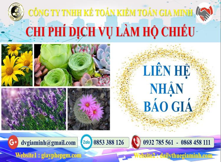 Chi phí làm hộ chiếu tại Quận Hà Đông