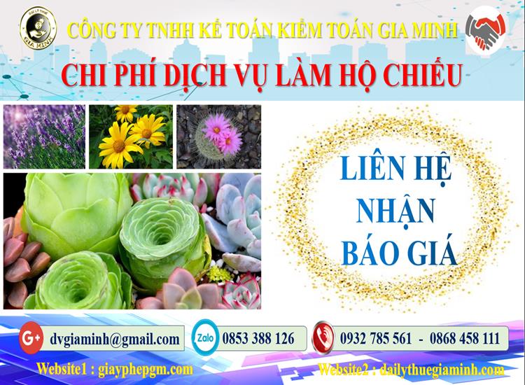 Làm hộ chiếu Quận Hoàng Mai 5 Chi phí làm hộ chiếu tại Quận Hoàng Mai