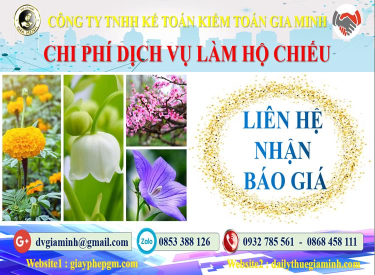 Làm hộ chiếu Quảng Nam 5 Chi phí làm hộ chiếu tại Quảng Nam