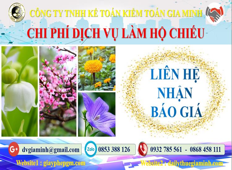Làm hộ chiếu Thanh Hóa 5 Chi phí làm hộ chiếu tại Thanh Hóa
