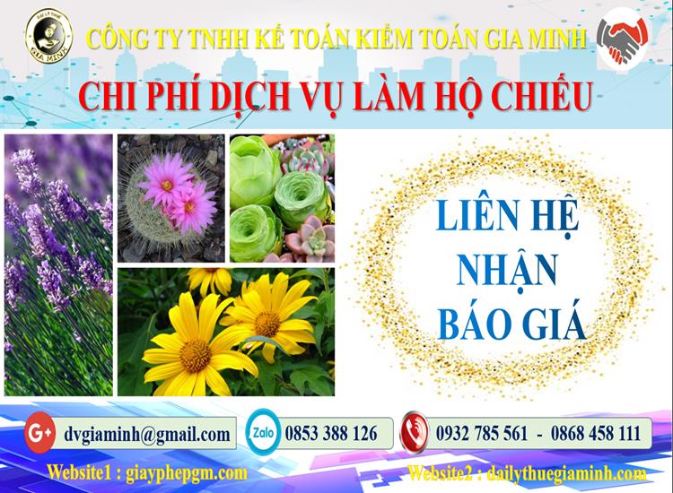 Làm hộ chiếu Thành Phố Huế 5 Chi phí làm hộ chiếu tại Thành Phố Huế